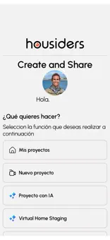 Carga de fotografías y videos en Housiders